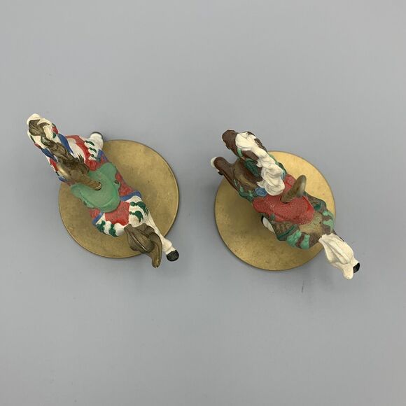1989 Hallmark Cards Carousel Horses Snow Star Ornaments Replacement Cake Toppers - Picture 6 of 8